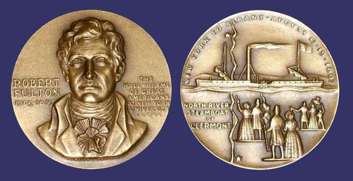 #29, Robert Fulton (Elected 1900), by Ralph J. Menconi, 1966
