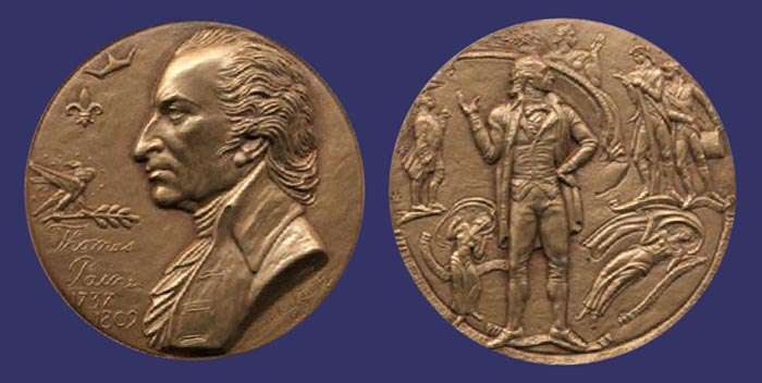 #66, Thomas Paine (Elected 1945), by Michael Lantz, 1969
