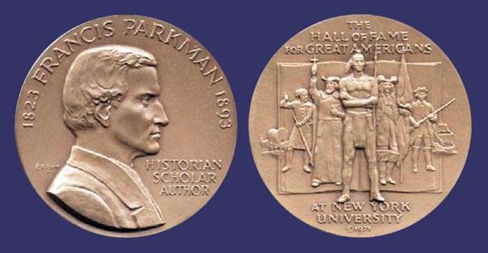 #68, Francis Parkman (Elected 1915), by Edward R. Grove, 1971
