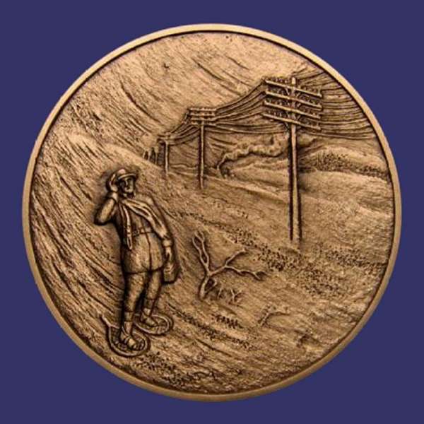 Lineman in the Snow, Medalcraft Mint
Keywords: Steven Adams