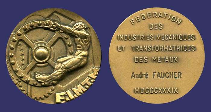 Fdration des Industries Mecaniques et Transformatrices des Metaux
Federation of Industrial Mechanics and Transformers of Metal
Keywords: Jean Augis effort gay male gay_medal