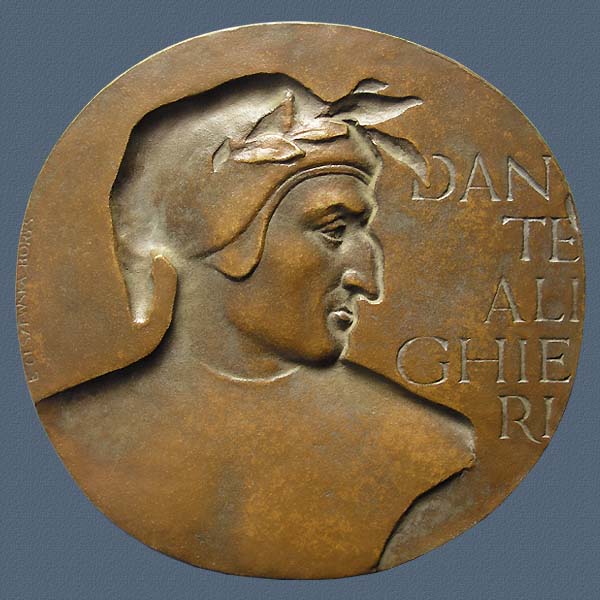 DANTE ALIGHIERI, cast bronze, 146x150 mm, 1973
Keywords: contemporary