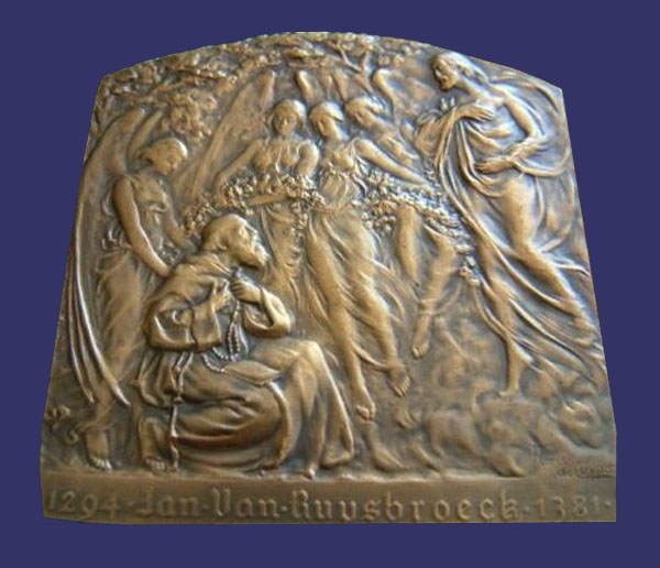 Jan Van Guysbroeck Memorial Plaque, 1915, Obverse
From the collection of Mark Kaiser
Keywords: art nouveau