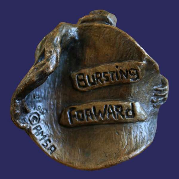 Di Genesi, Flus, Bursting Forward, American Medallic Sculpture Association, 1990, Reverse
No. 19
