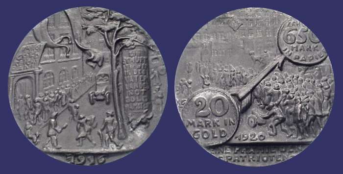 K240, The Surrender of Gold, 1920
Platinated zinc
Keywords: Karl_Goetz