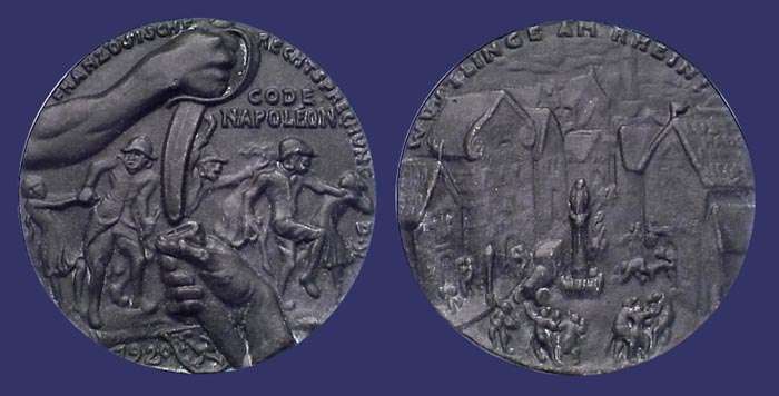 K274, Code Napoleon, 1920
Platinated Zinc
Keywords: Karl_Goetz world_war_I