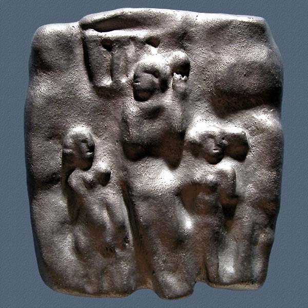 THREE GRACES, ceramics, 95x86 mm, 1969, Obverse
Keywords: Contemporary