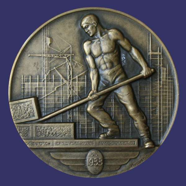 Huegenin, Construction of the United Nations Building in Geneva, 1933, Obverse
Keywords: birks_nude_male