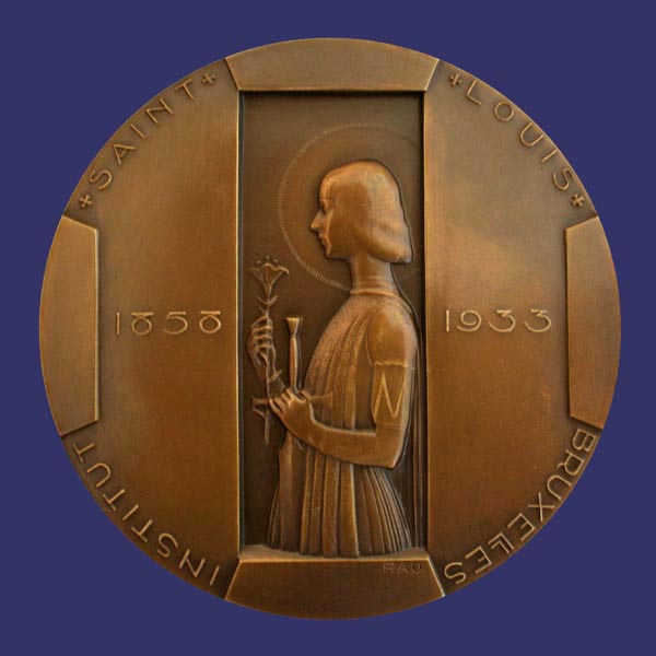 Rau, Marcel, Institut Saint Louis Bruxelles, 1933, Obverse
