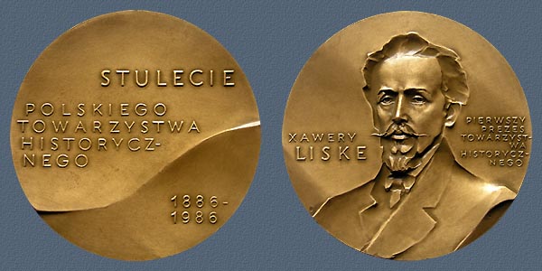 100 YEARS OF THE POLISH HISTORICAL SOCIETY, struck tobac, 70 mm, 1986
Keywords: contemporary