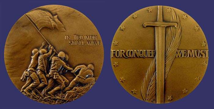 Iwo Jima, Society of Medalists Issue No. 31, 1945
[b]Photo by John Birks[/b]
