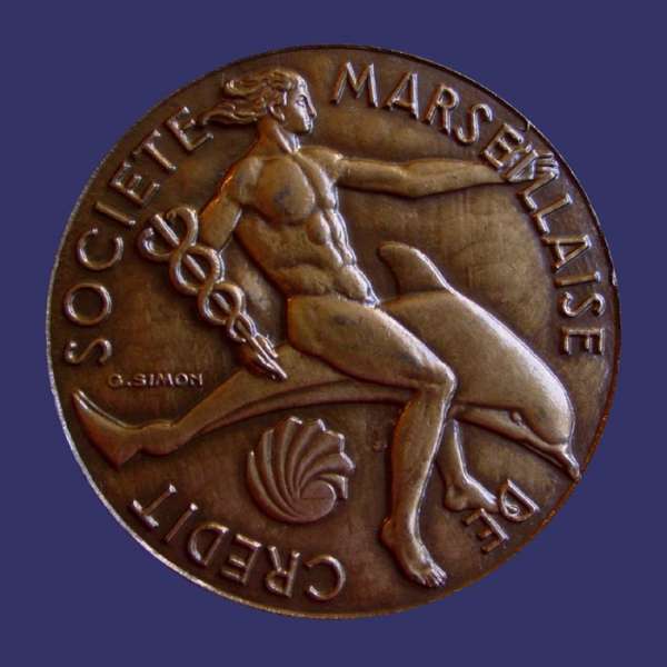 Simon, Georges, Credit Socit Marseillaise, Obverse, 1965
