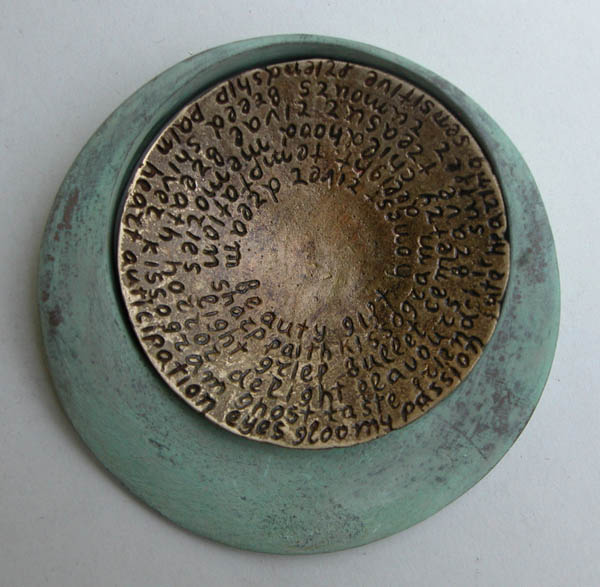 Sonya Stoeva, MESSAGE, 100 mm, brass, 2005
Keywords: contemporary