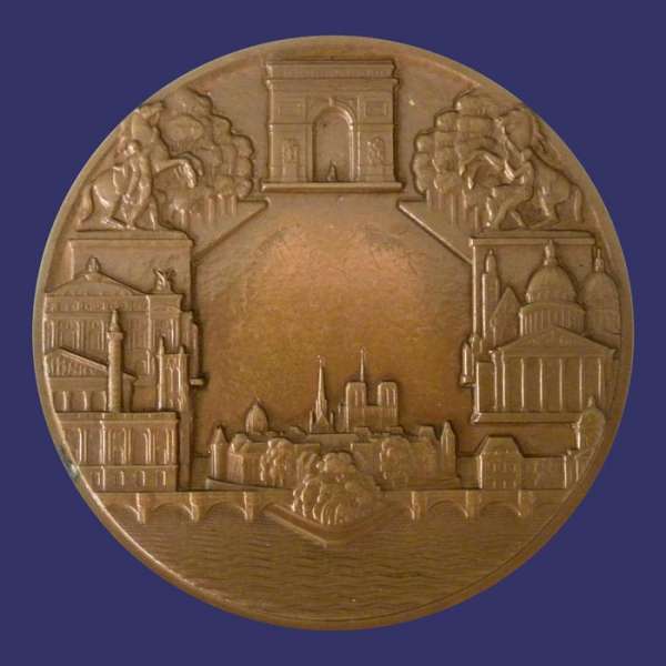 Turin, Pierre, Parisian Culture Award, ca. 1960, Reverse
