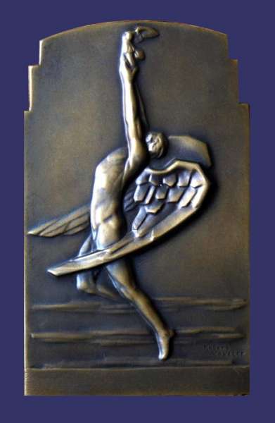 Van de Velde, Robert, 25th Anniversary of the Royal Motor Union, Liege, Belgium , 1955, Obverse
Keywords: gay nude male birks_nude_male