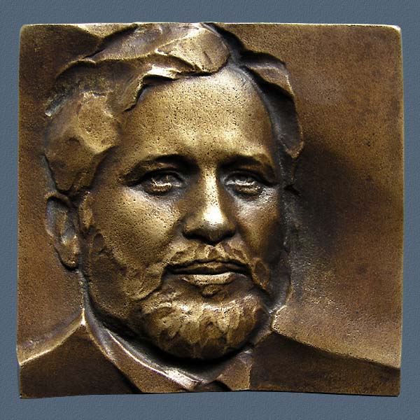 PROF. JAN WLADYSLAW WOS, cast bronze, 80x85 mm, 1992, Obverse
Keywords: contemporary