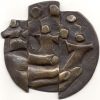 Unity I, Cast Bronze, 125 x 125 x 7 mm, Edition of 24.jpg