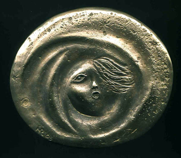 KALINA as a Half Moon, 2003, Brass
