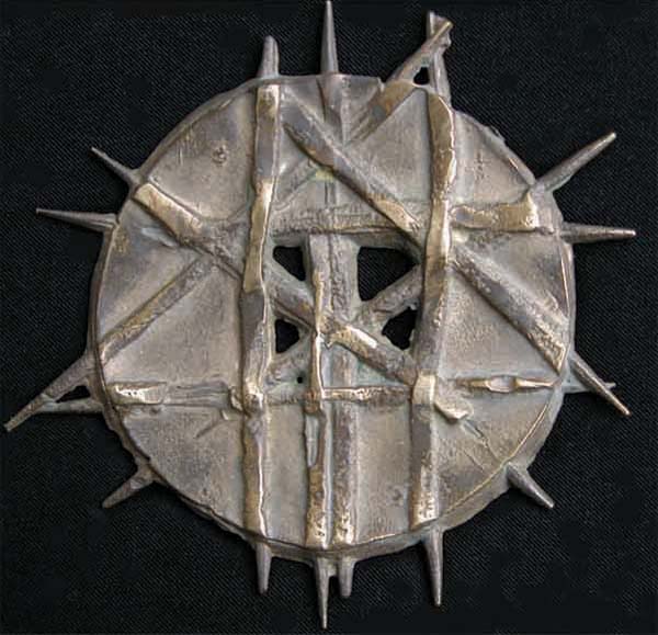 THORNY WREATH 2, 2003, 110 mm, Brass
