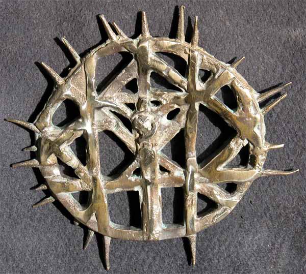 THORNY WREATH 1, 2003, 110 mm, Brass
