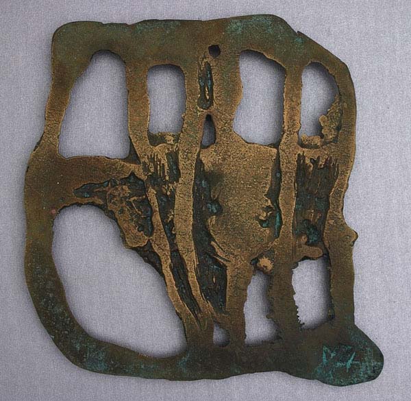 EXPERIMENT, Obverse, 2004, 120 x 130 mm, Brass
