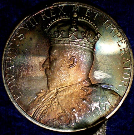 1902-1911 Edward VII 
Silver 36mm 25gms
