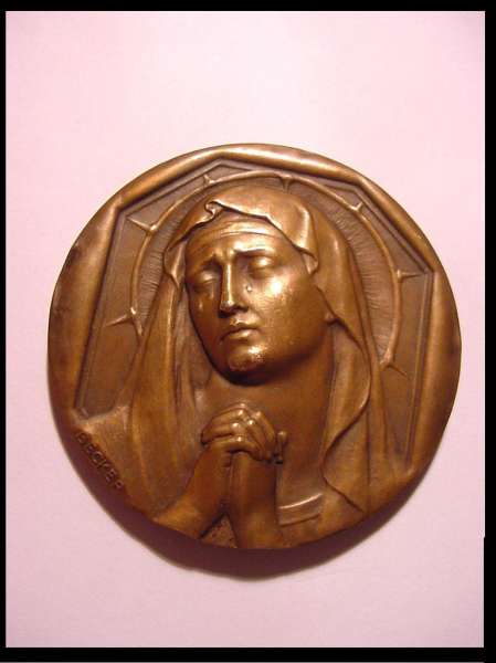 "The Sorrowful Mother of Jesus" by: BECKER obverse
