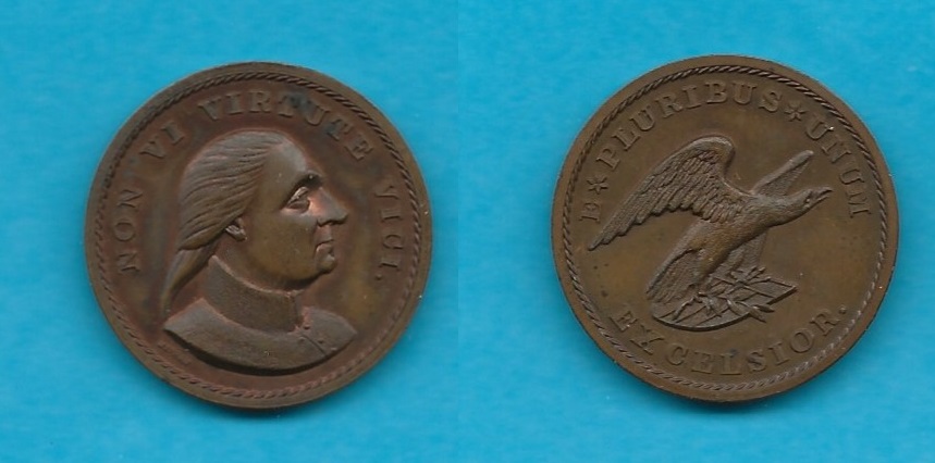 SCH D-2 GEORGE CLINTON MEDAL Copper
