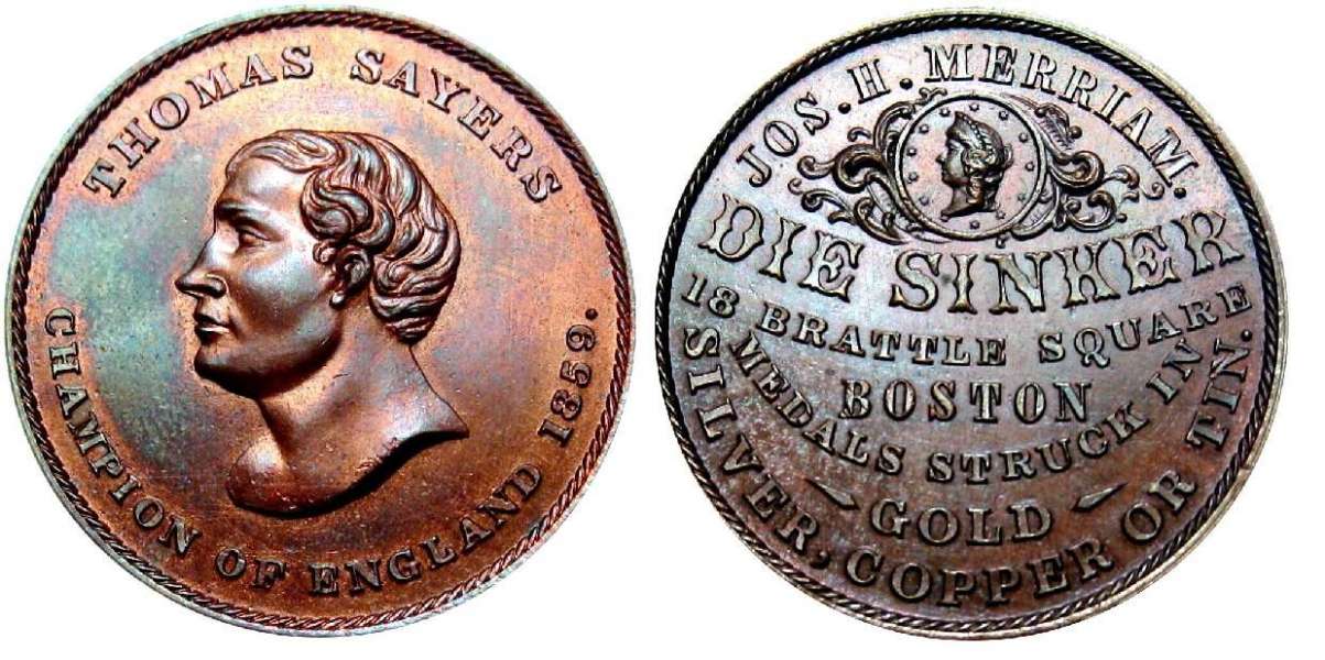 SCH C-27  SAYERS / MERRIAM - Copper
31mm - Miller Mass 68
Described as Very Scarce in Schenkman
